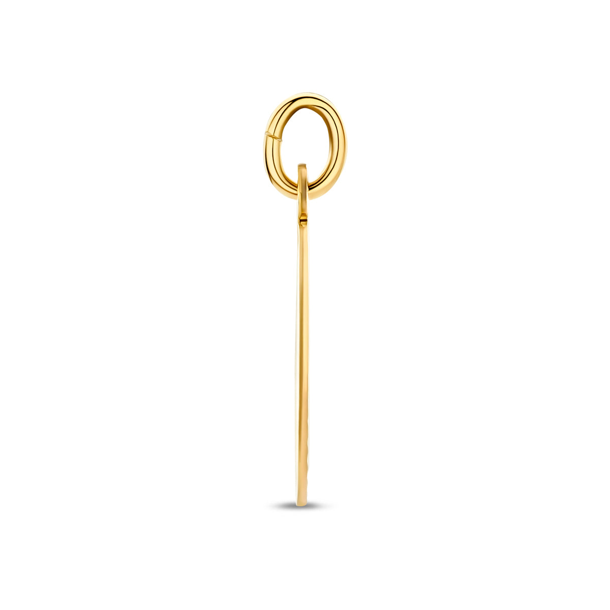 Fantasy Collection Hanger meisje gediamanteerd 9K geelgoud 16 mm - afbeelding 3