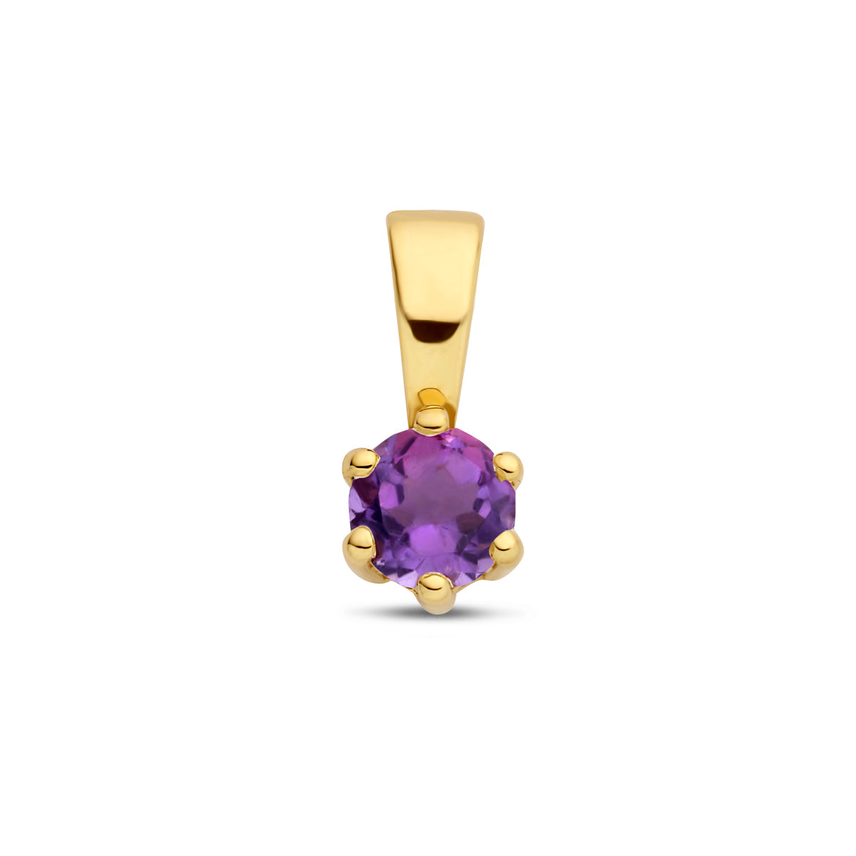 Fantasy Collection Hanger met geboortesteen 9K geelgoud 9,5 mm - afbeelding 4
