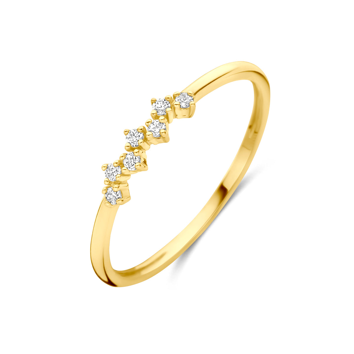 Fantasy Collection Ring zirkonia 9K geelgoud