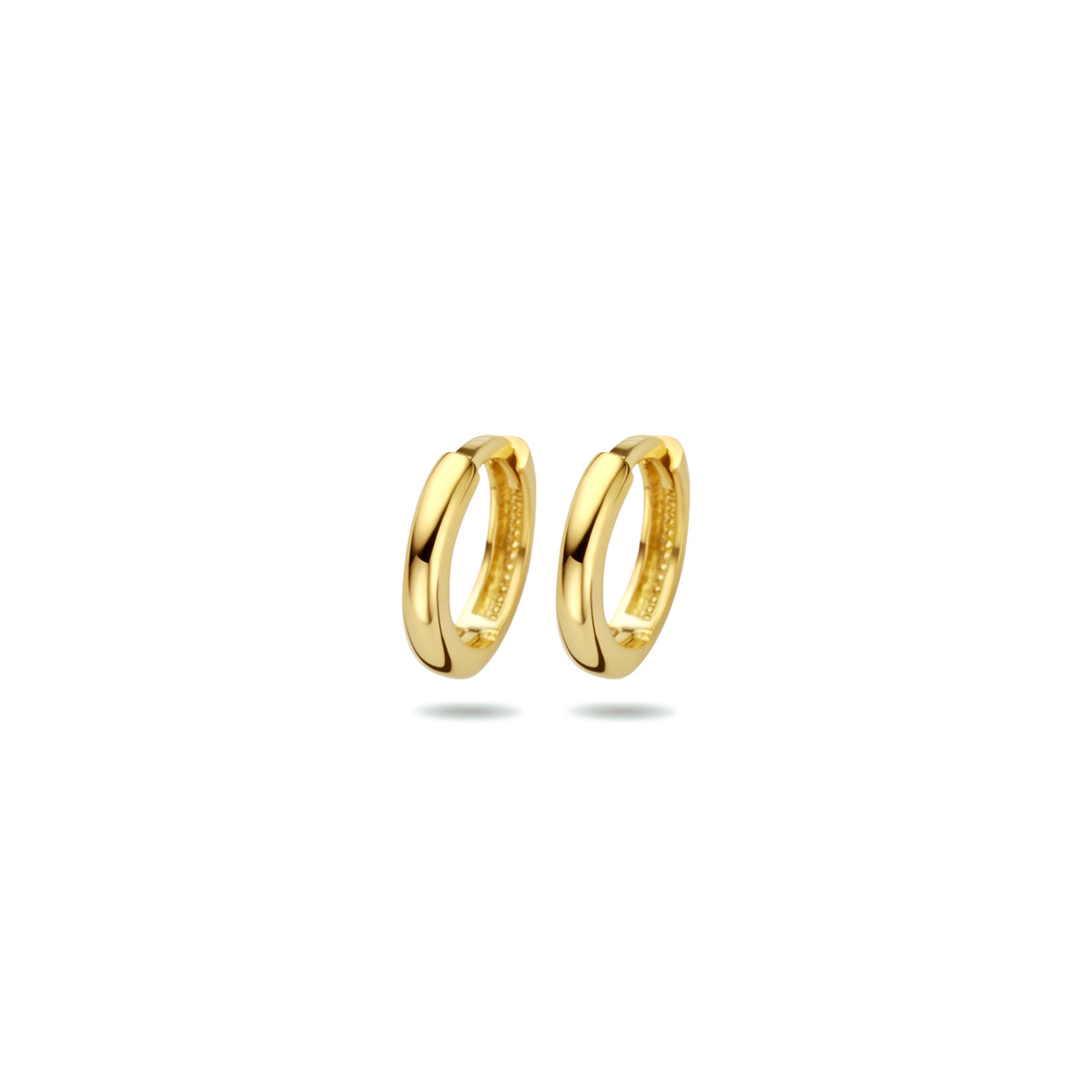 Klapoorringen buis 9K geelgoud 2 mm 8001931