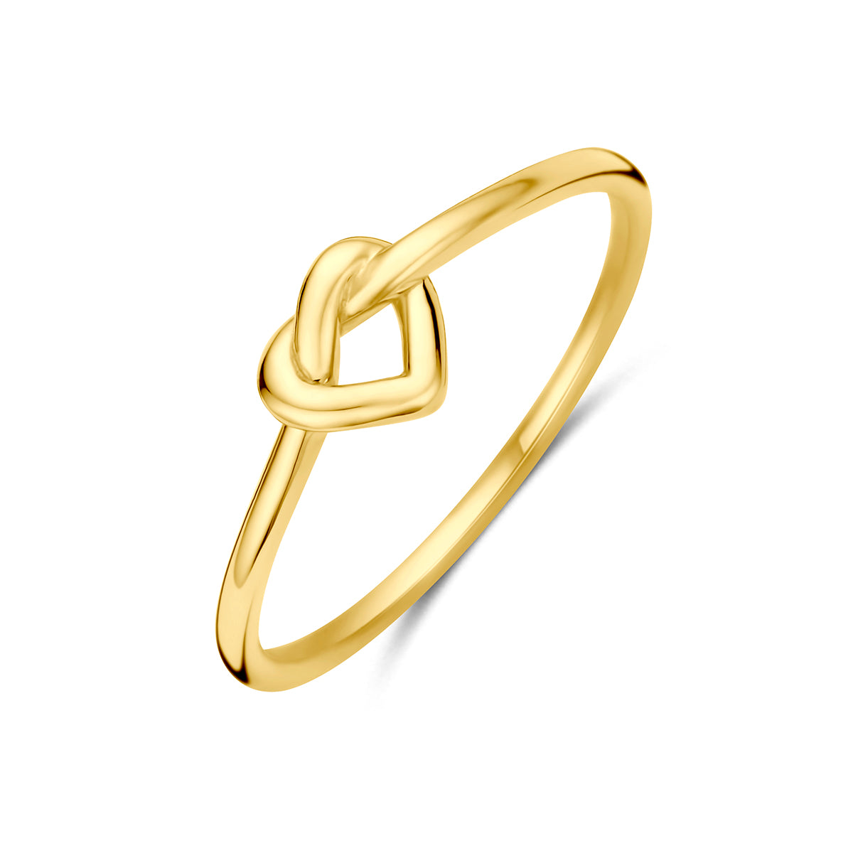 Fantasy Collection Ring knoop hartje 9K geelgoud