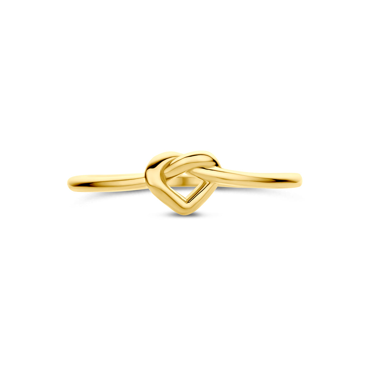 Fantasy Collection Ring knoop hartje 9K geelgoud - afbeelding 4