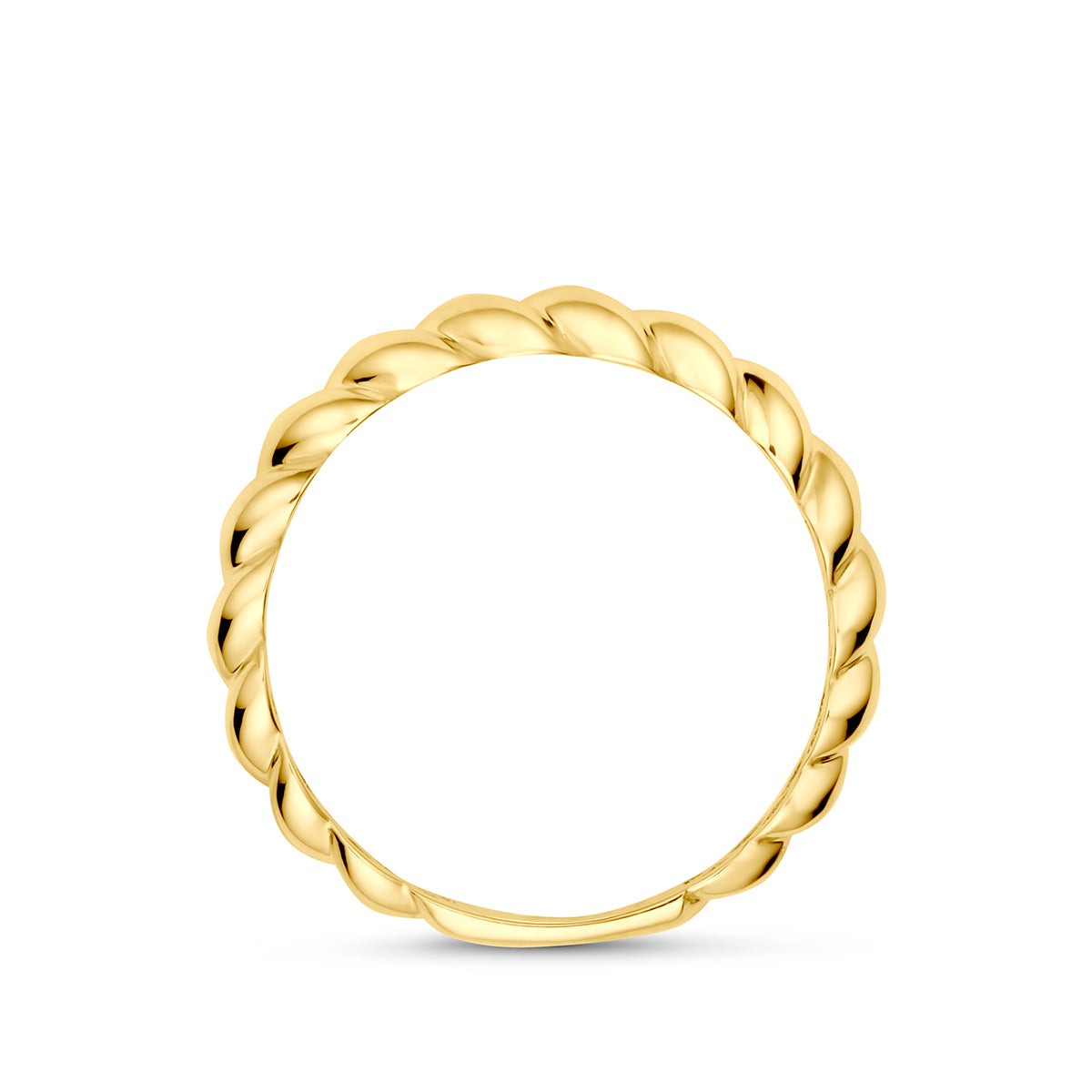 Fantasy Collection Ring gedraaid 9K geelgoud - afbeelding 3