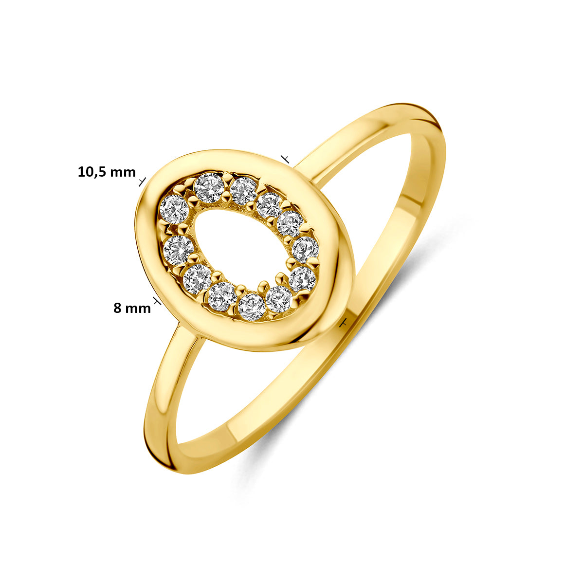 Fantasy Collection Ring zirkonia 9K geelgoud - afbeelding 5