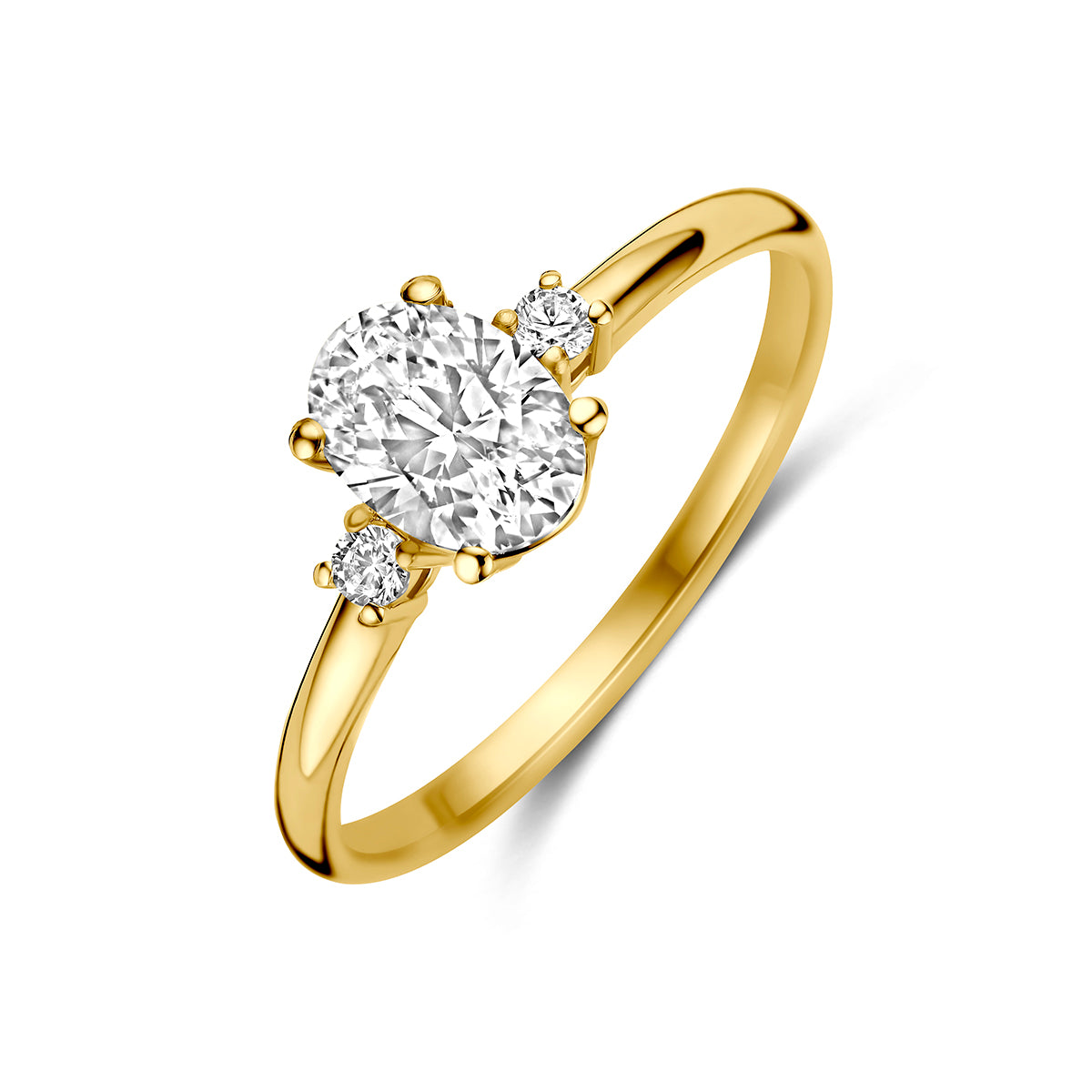 Fantasy Collection Ring zirkonia 9K geelgoud