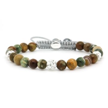 Karma Spiral Fall Stories Armband Wit - 80036