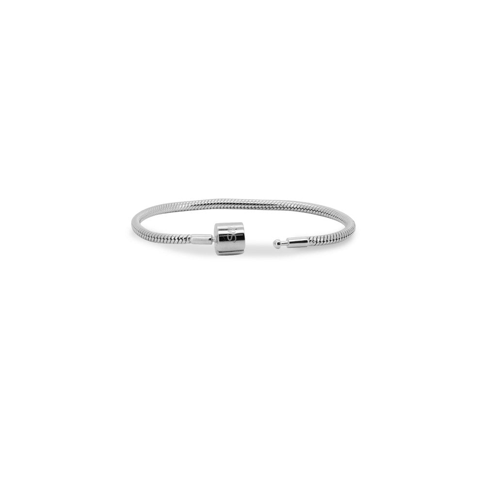 See You Zilveren bedelarmband met slangenschakel – 800 – afbeelding 1