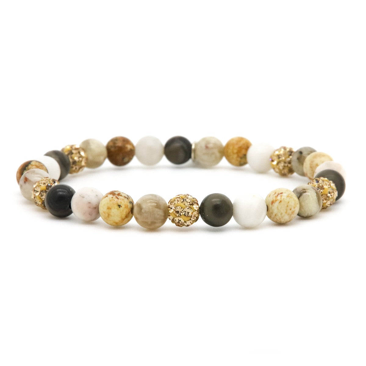 Karma armband Spiral Sammy Jo XS (gold crystal) 80106 - PansiteNederland.nl