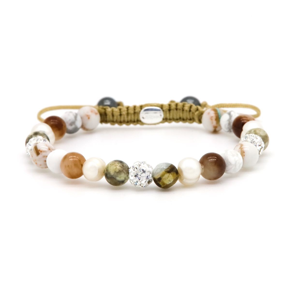 Karma armband Spiral MOSH XS white crystal 80152