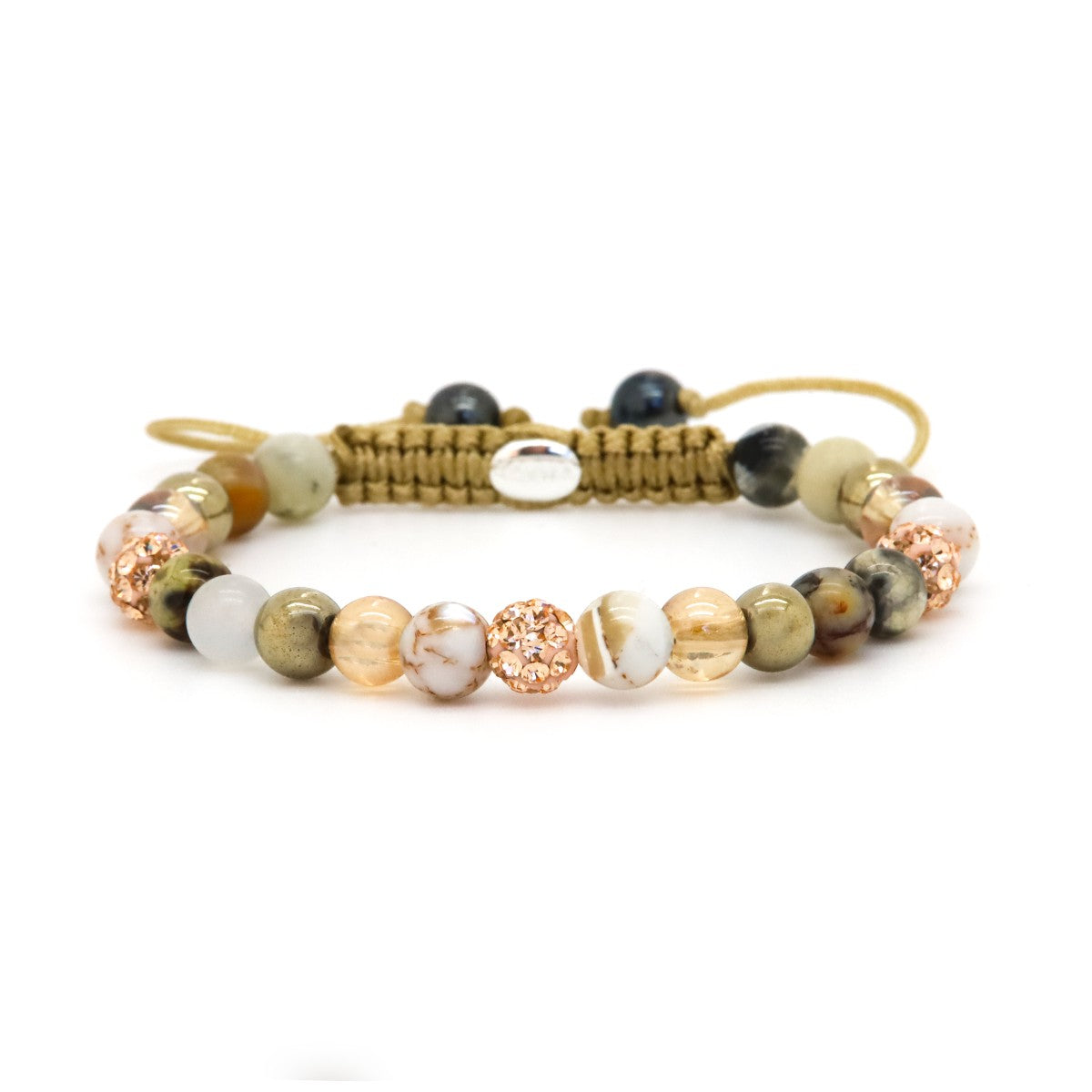 Karma armband Spiral ORLA XS rosegold crystal 80166