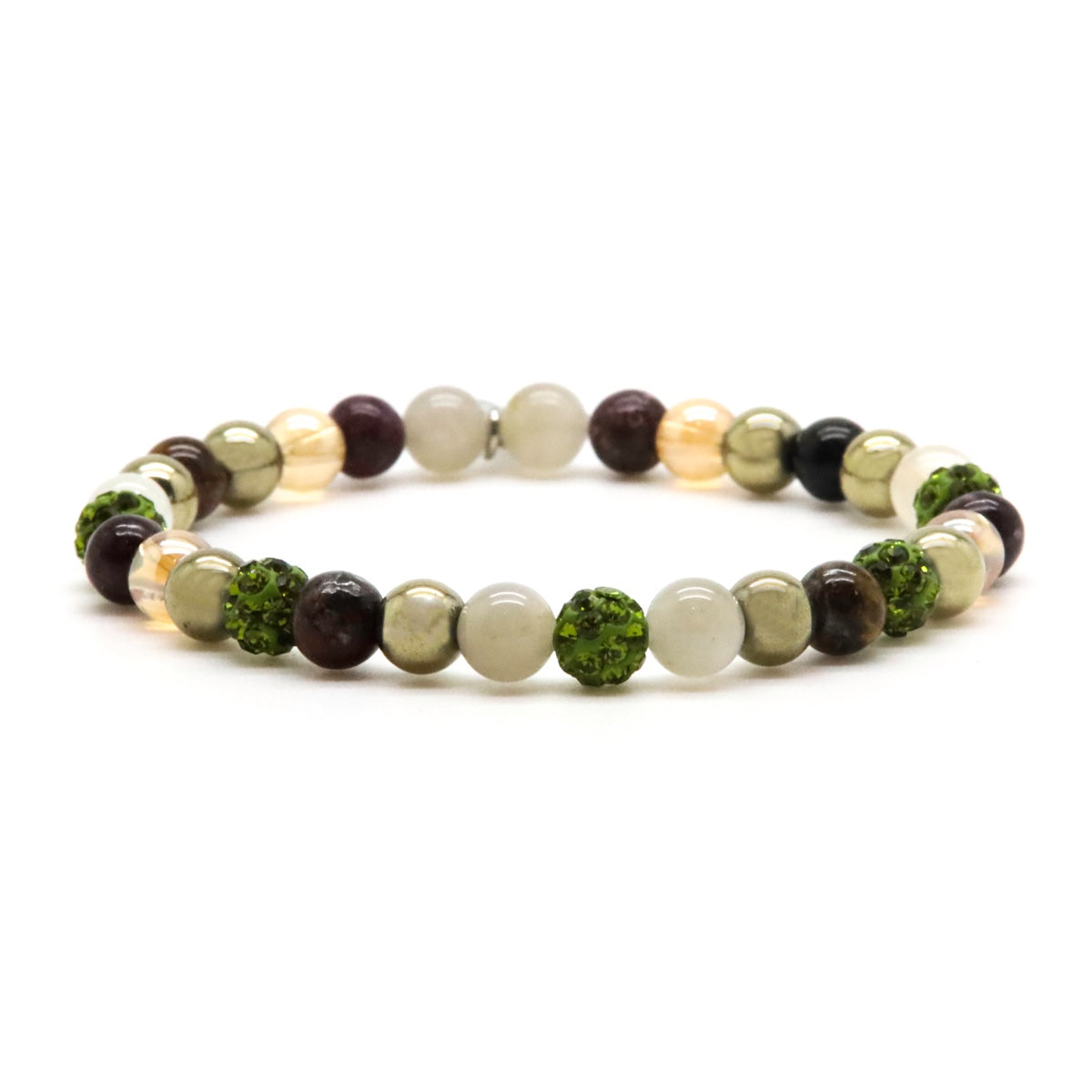 Karma Spiral Amalie XS armband groen 80233EL