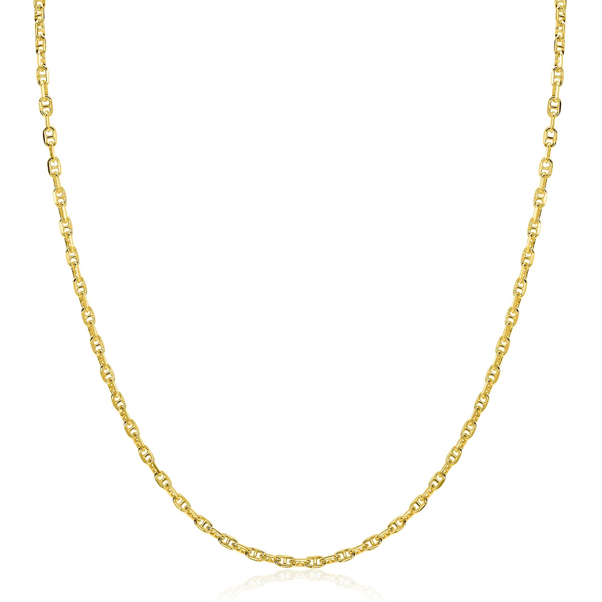 ZINZI Verguld Zilveren Ketting ZIC2841G
