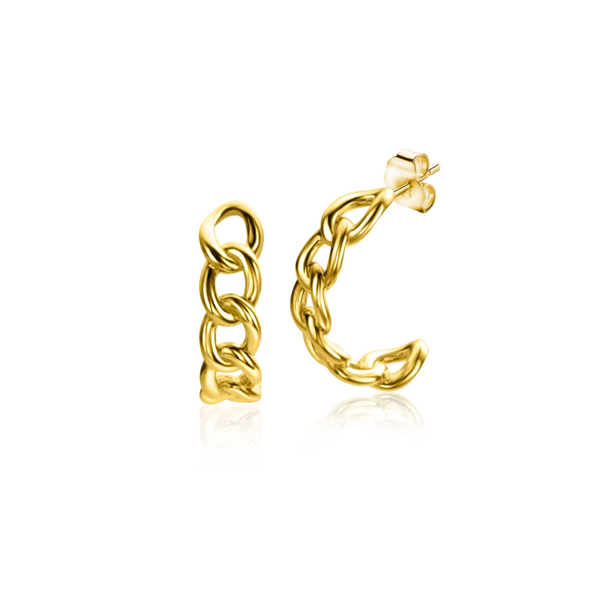ZINZI 14K Gouden Oorknoppen ZGO375 oorbellen