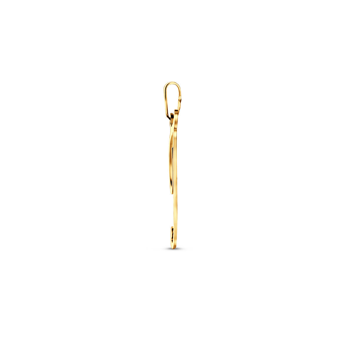 Hanger sierletter I 25 mm 14K geelgoud #Letter_I