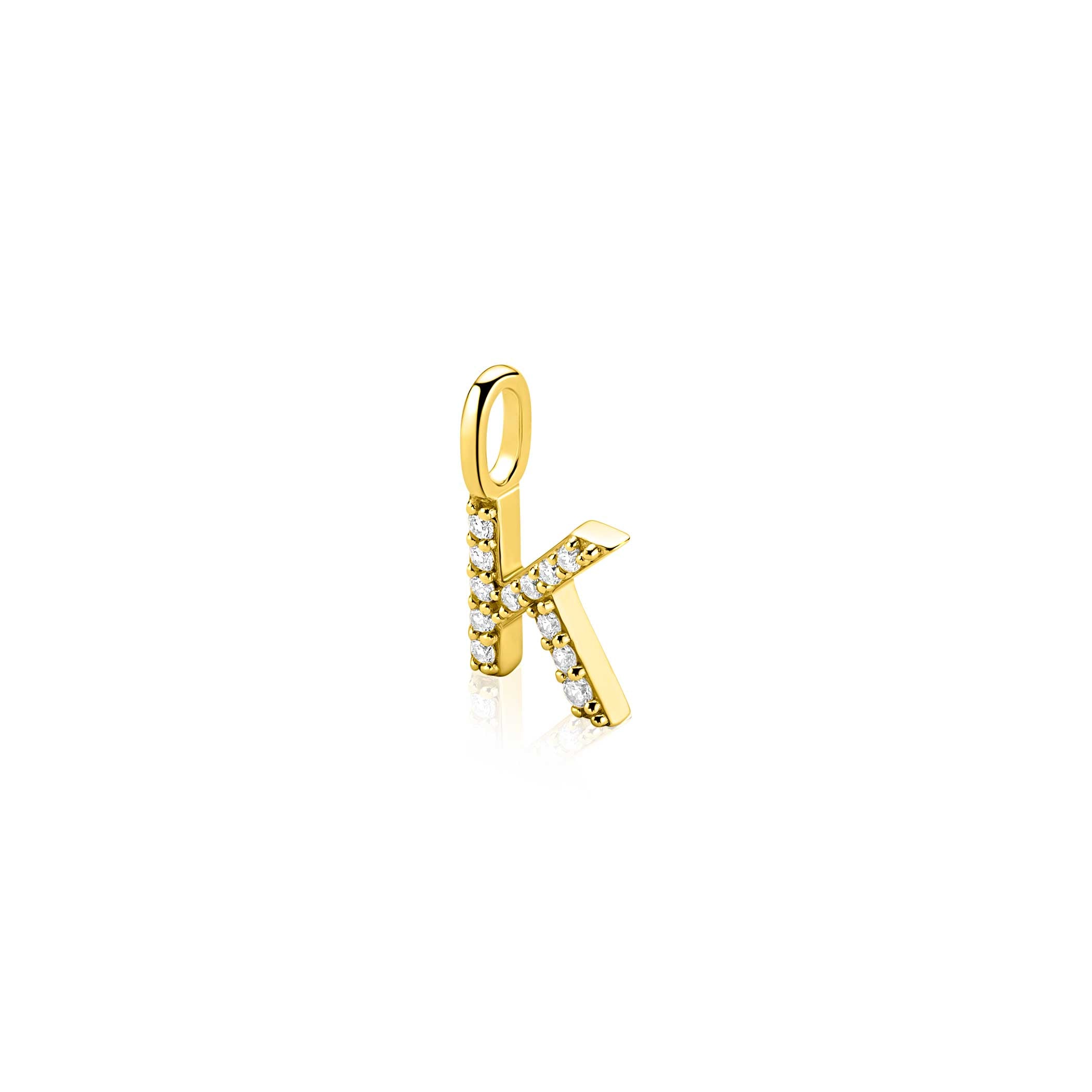ZINZI Verguld Zilveren Hanger ZIH2828-K