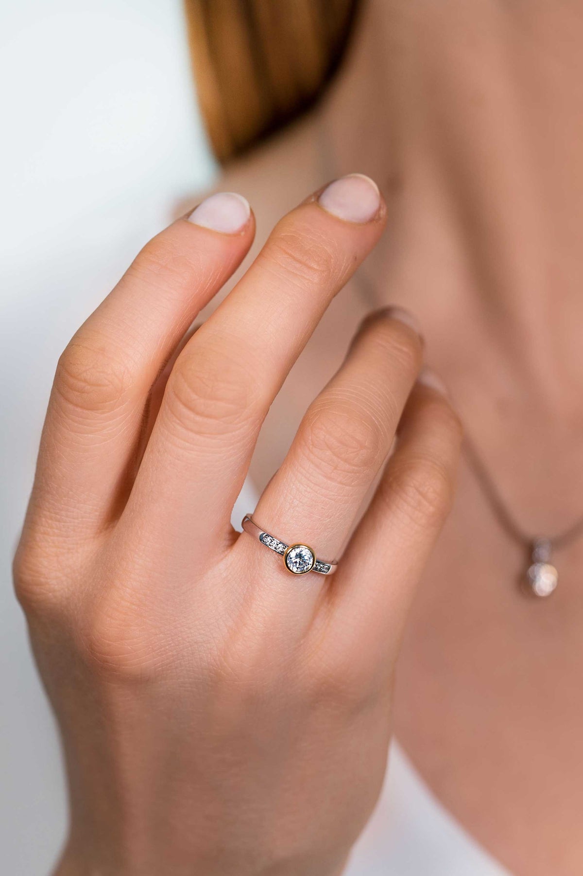 ZINZI Verguld Zilveren Ring ZIR1662G