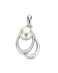 Zilveren gerhodineerde hanger parel 15,5 mm - 1341914 - PansiteNederland.nl