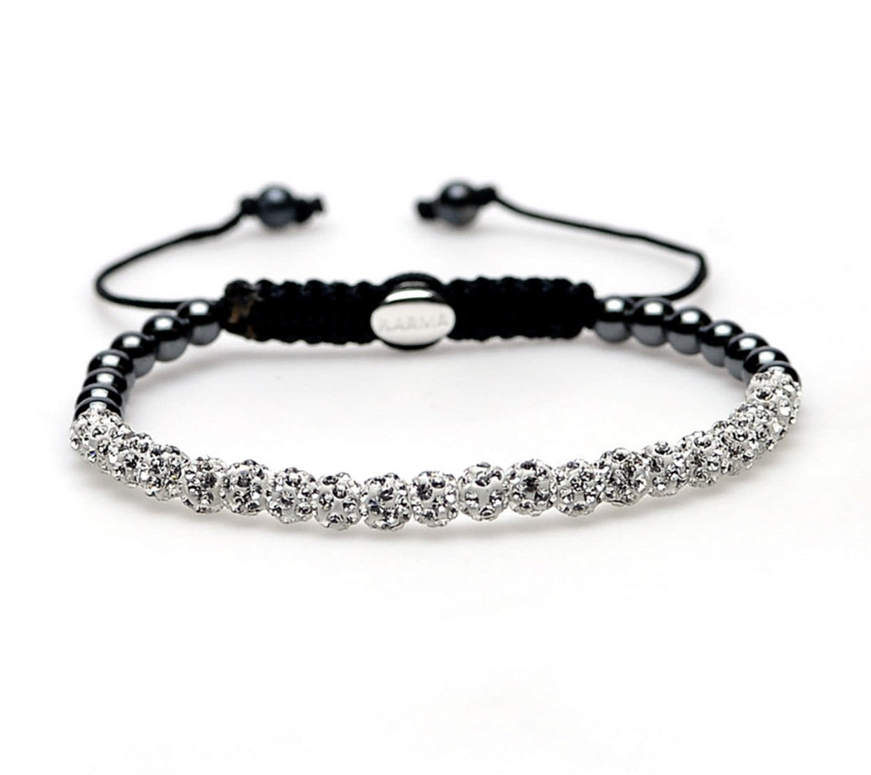 Karma armband Spiral White Crystal xxs 84148 - PansiteNederland.nl