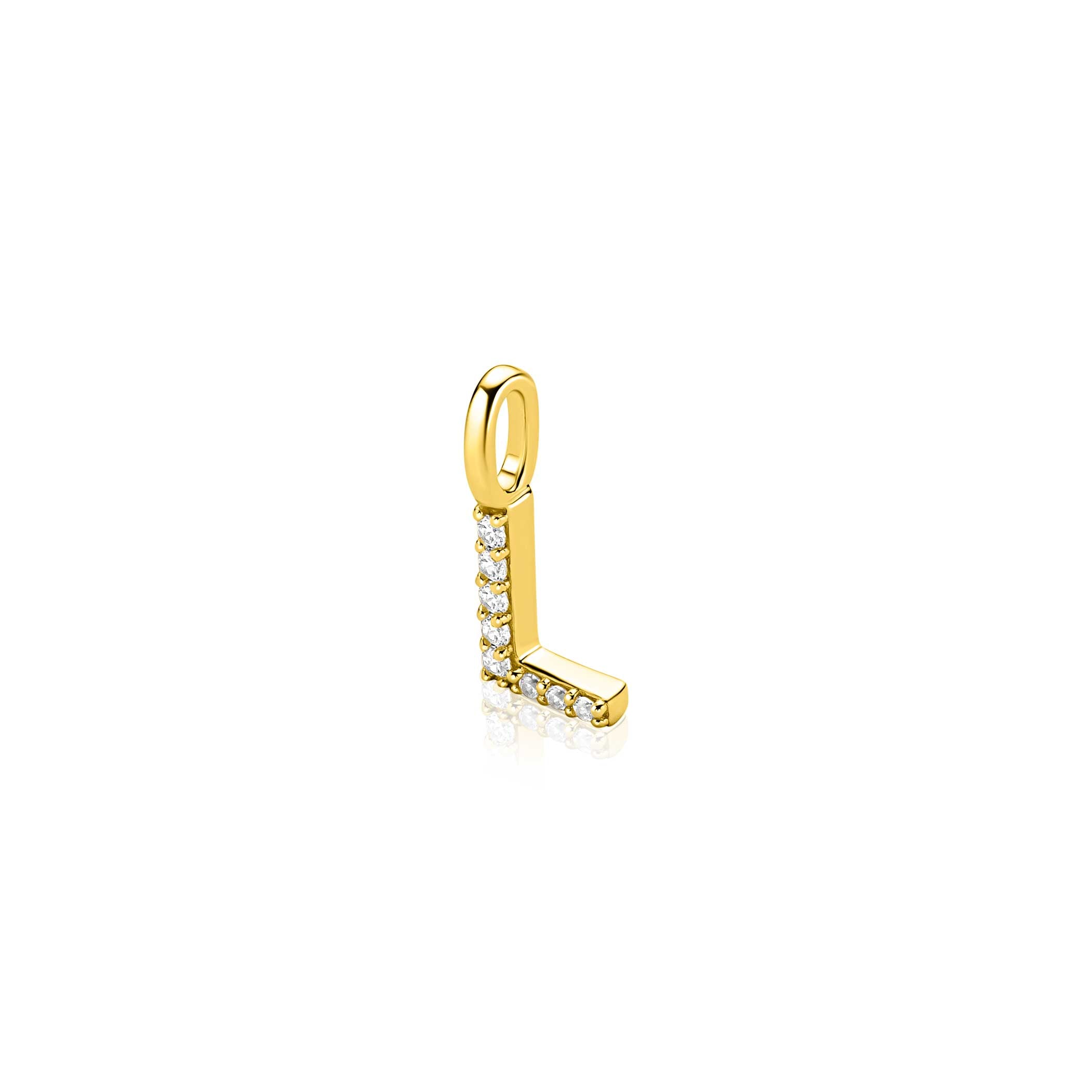 ZINZI Verguld Zilveren Hanger ZIH2828-L