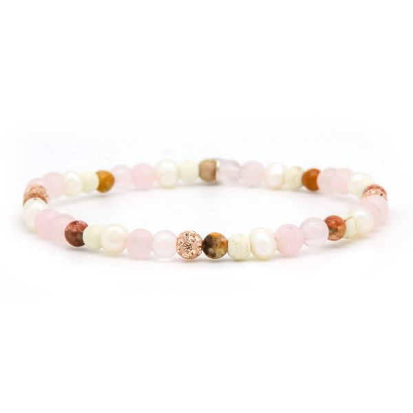 Karma Spiral Cheesecake Rosegold Armband Roségoud
