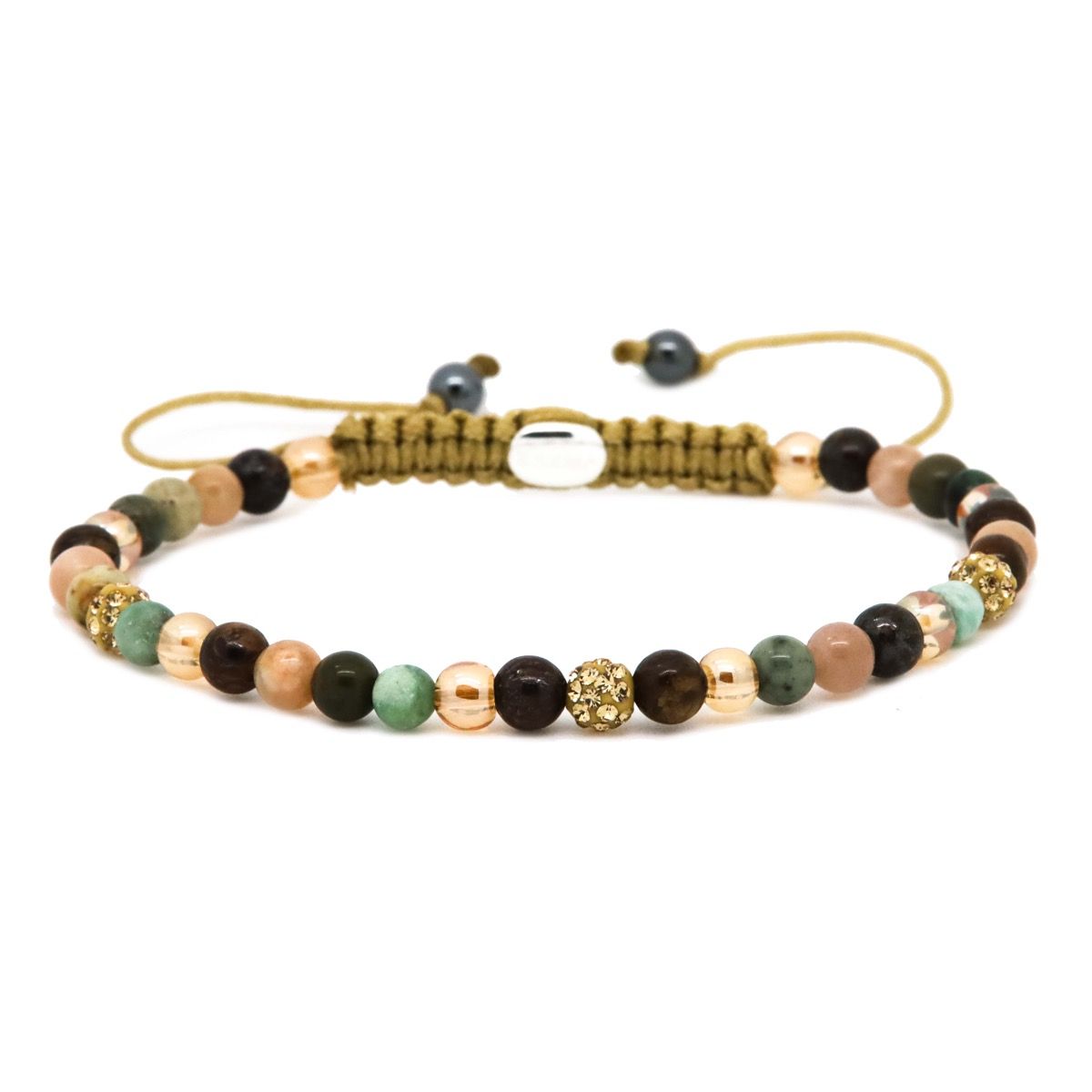 Karma Spiral Golden Pine Armband 84574 Goud