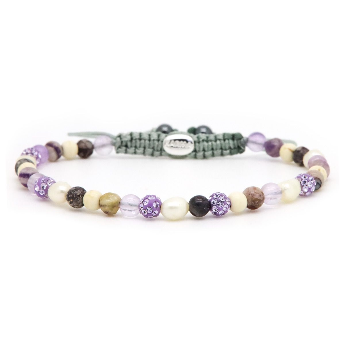 Karma armband Spiral VANIL XXS (Lavender crystal) 84600 - PansiteNederland.nl