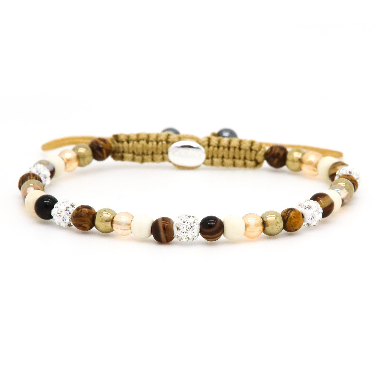 Karma armband Spiral Mia XXS (gold crystal) 84620 - PansiteNederland.nl