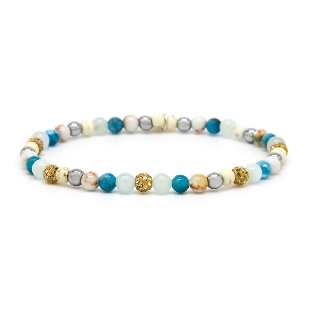Karma Armband Spiral Luna XXS Elastic (gold crystal) 84688EL