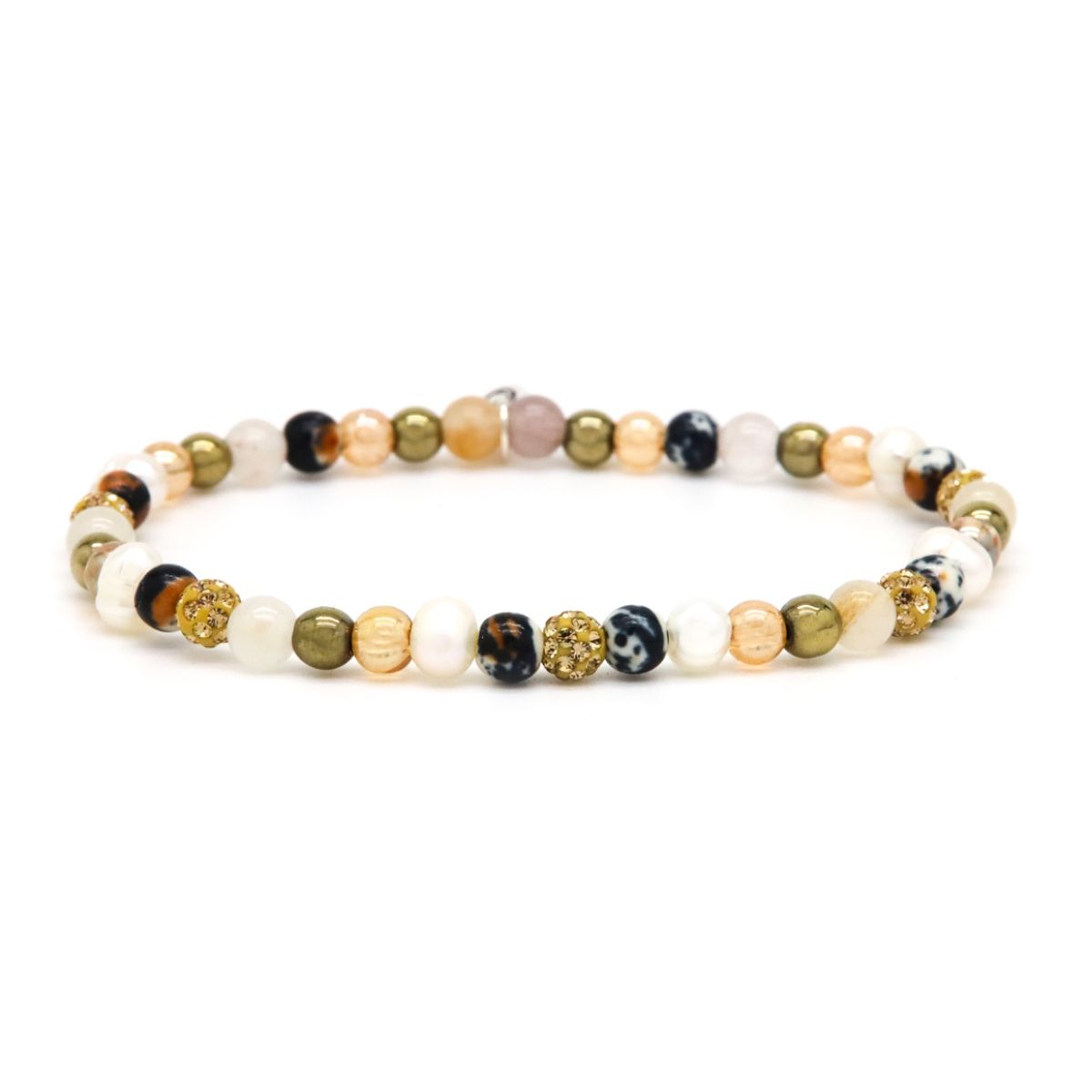 Karma Armband Spiral Zoey XXS Elastic (gold crystal) 84690EL