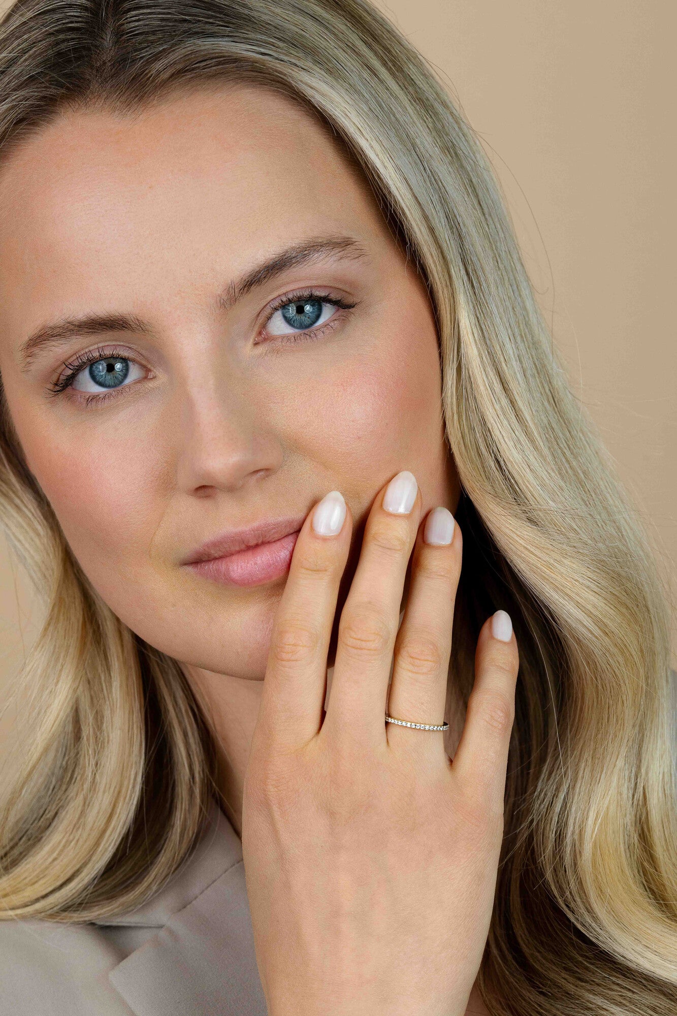 ZINZI Verguld Zilveren Ring met Witte Zirkonia ZIR2794Y