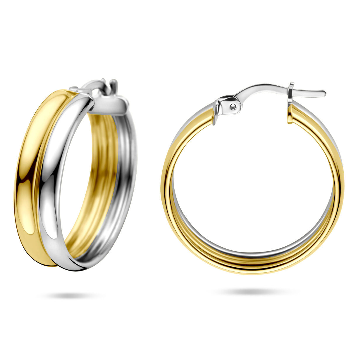 Fantasy Collection Oorbellen 23 mm 1 micron zilver verguld