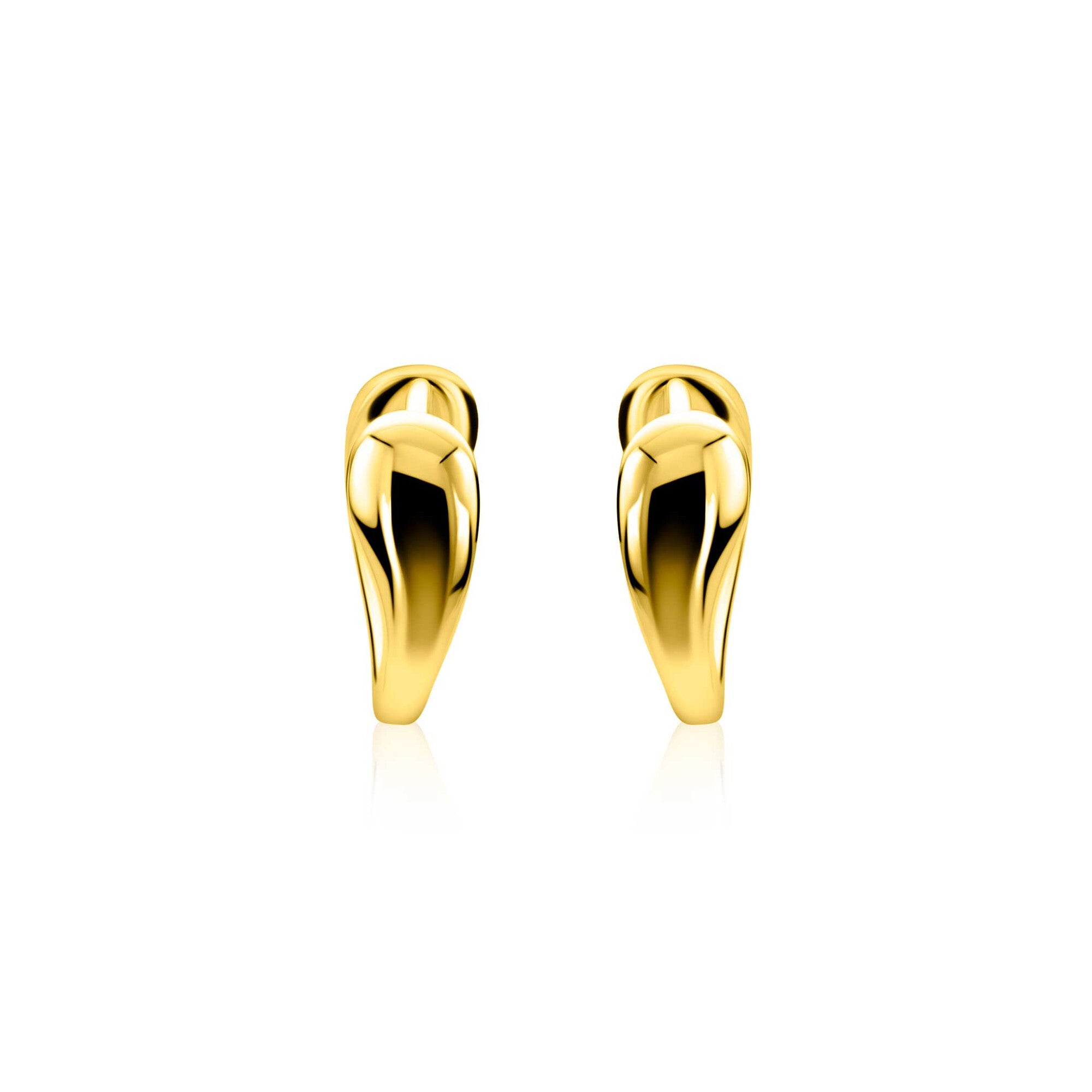 ZINZI Verguld Zilveren Oorbellen - ZIO2840G