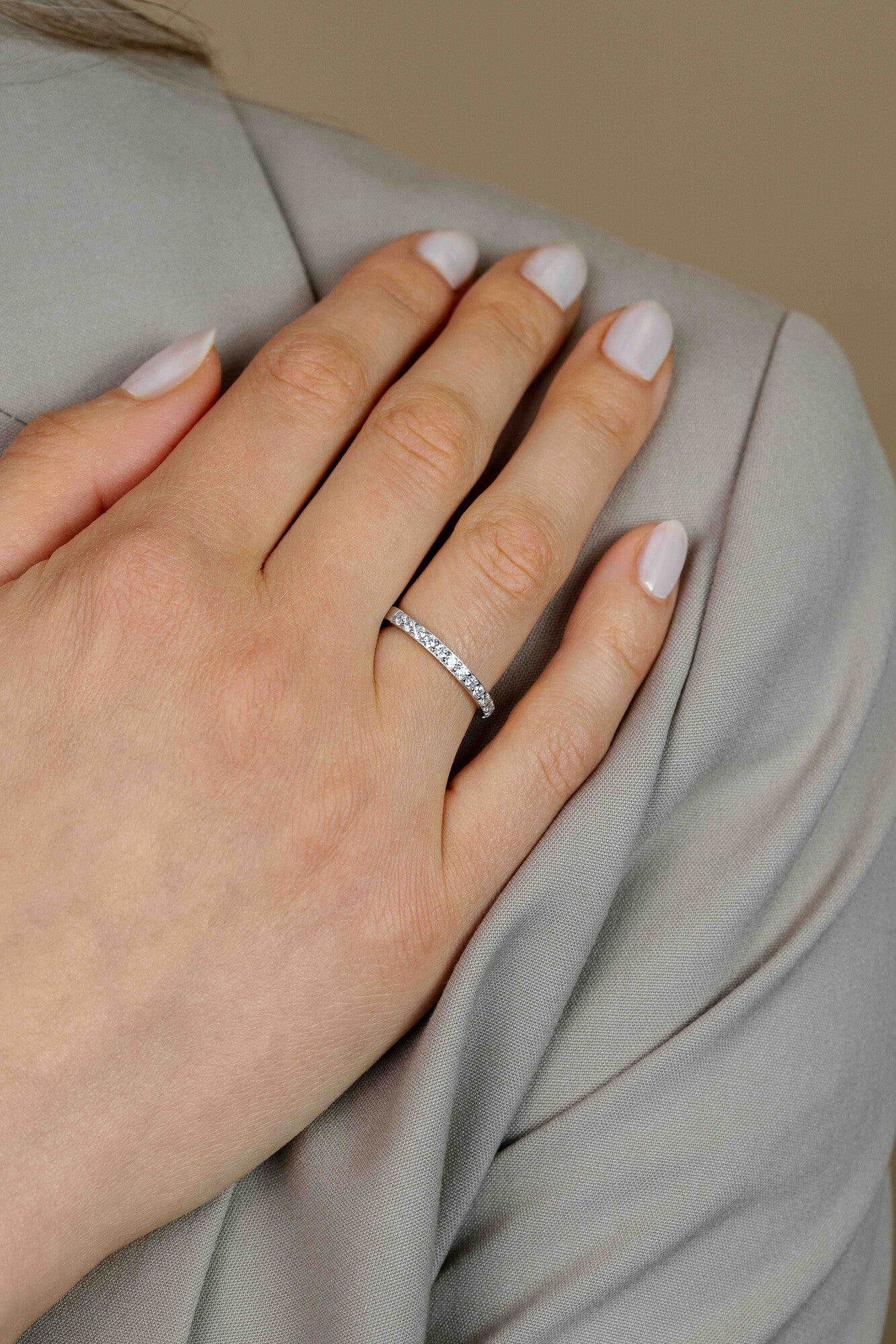 ZINZI Zilveren Ring met Witte Zirkonia ZIR2795