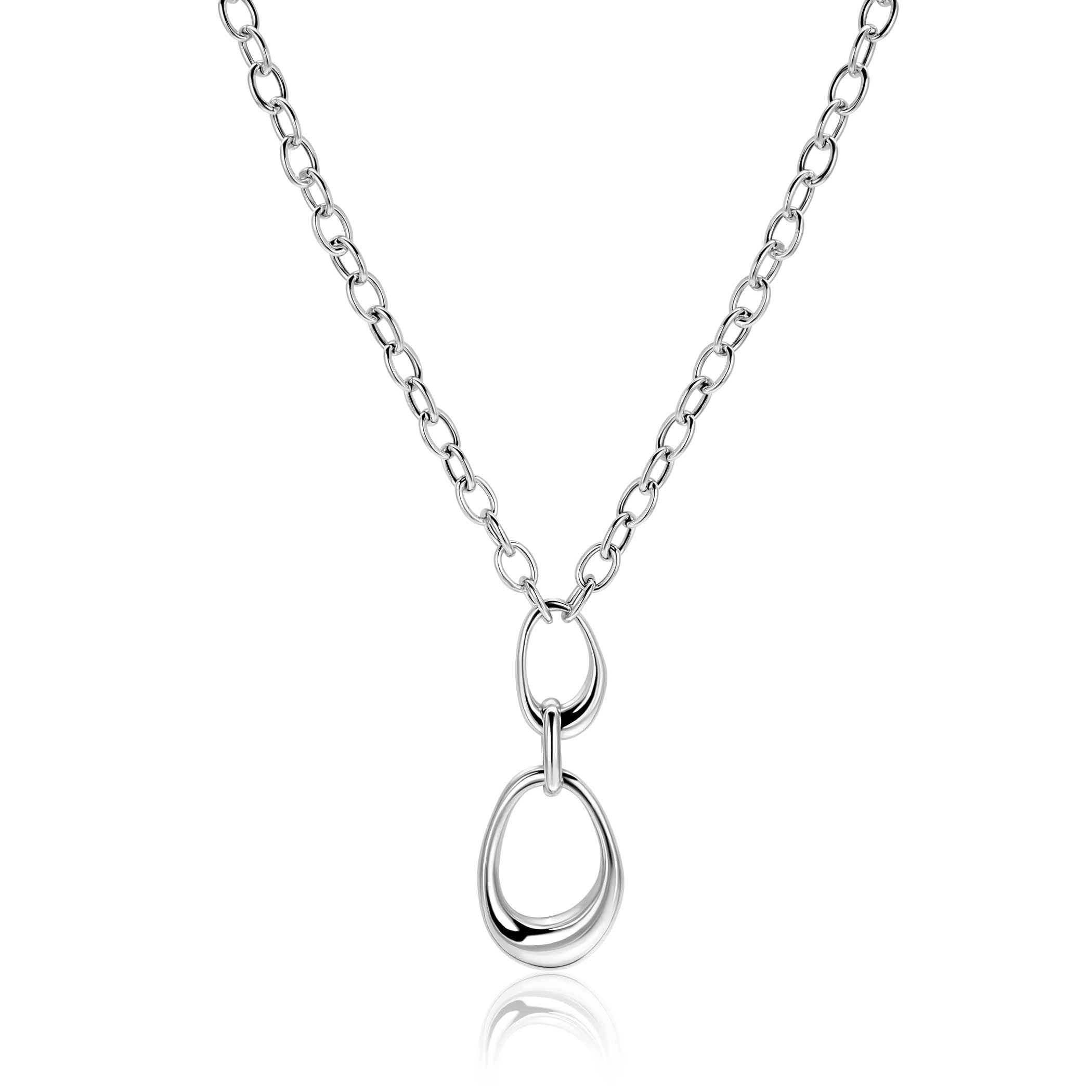 ZINZI Zilveren Ketting 48cm - ZIC2670