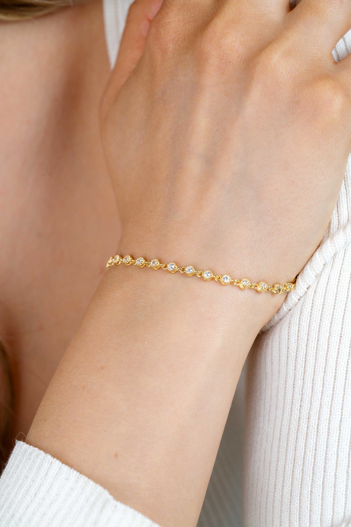 ZINZI Verguld Zilveren Armband ZIA2893Y