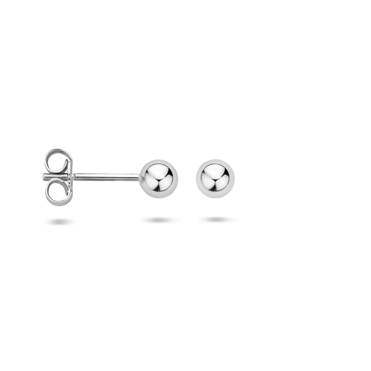Oorbellen bolletje zilver 4 mm #Diameter (mm)_4