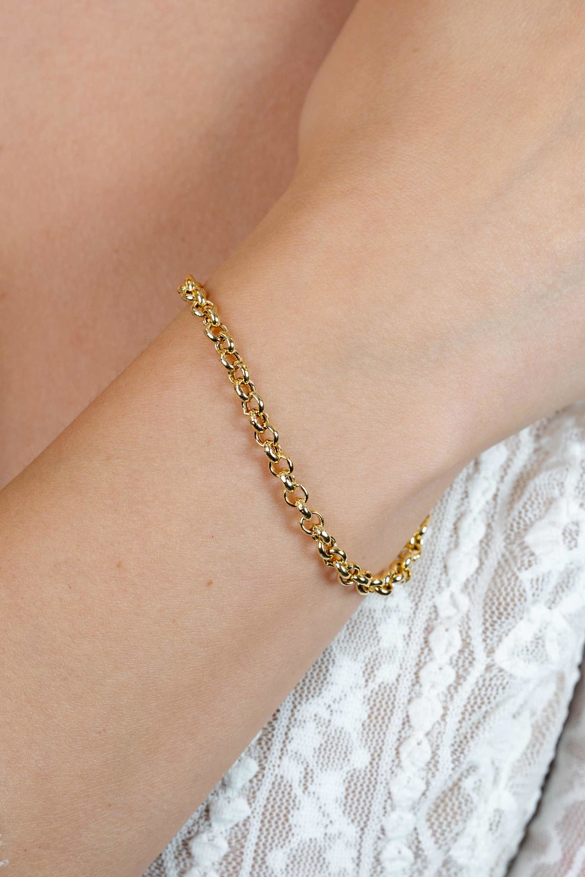 ZINZI Verguld Zilveren Armband ZIA1911G