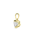 14K geelgouden hanger lab grown diamant 1.00ct h si 11 mm - 4033687 - PansiteNederland.nl