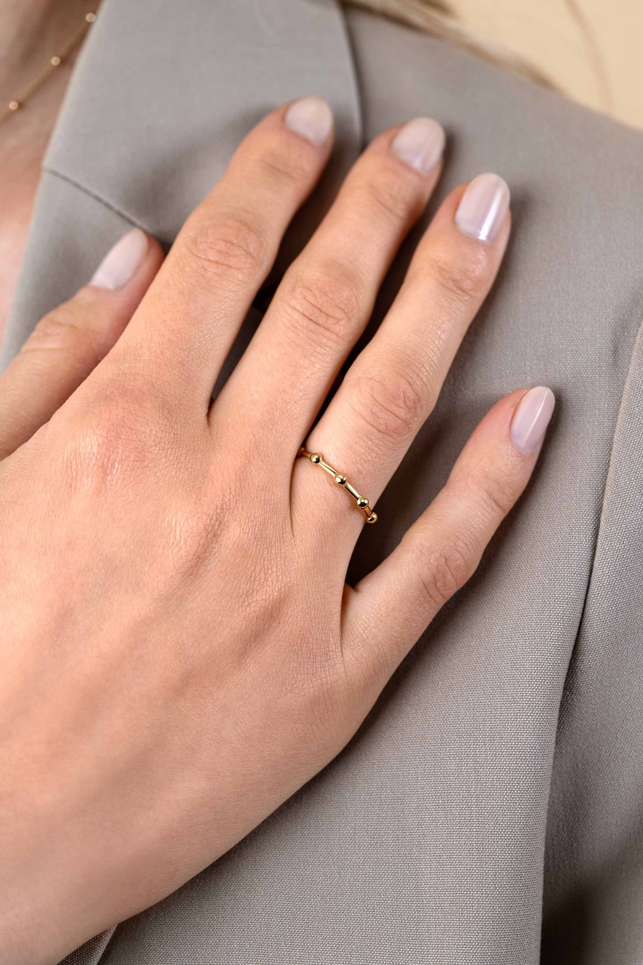 ZINZI 14K Gouden Ring ZGR484