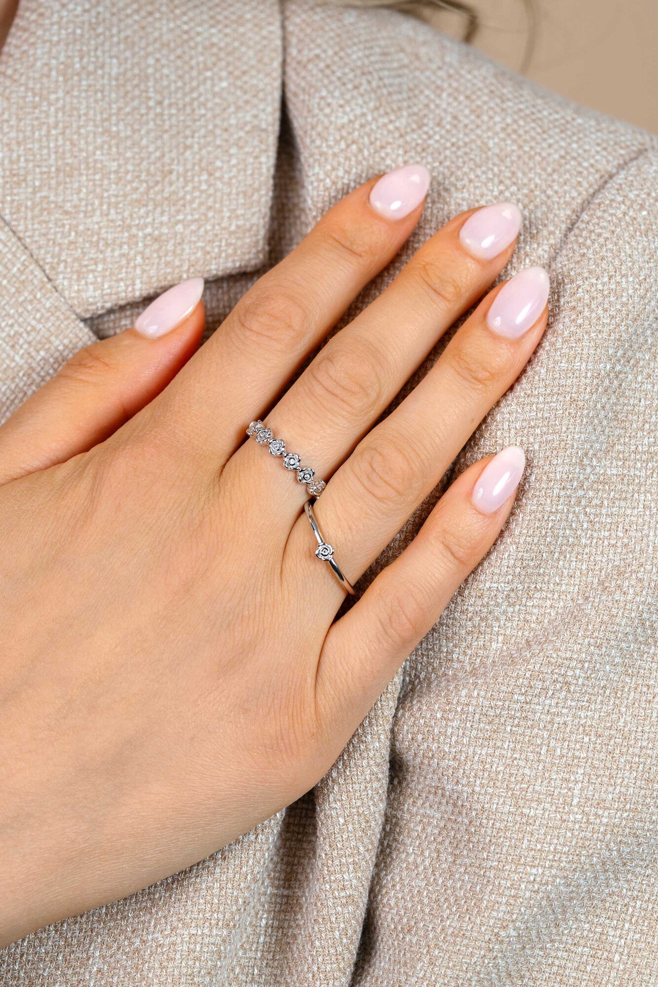 ZINZI Zilveren Ring met Witte Zirkonia ZIR2872