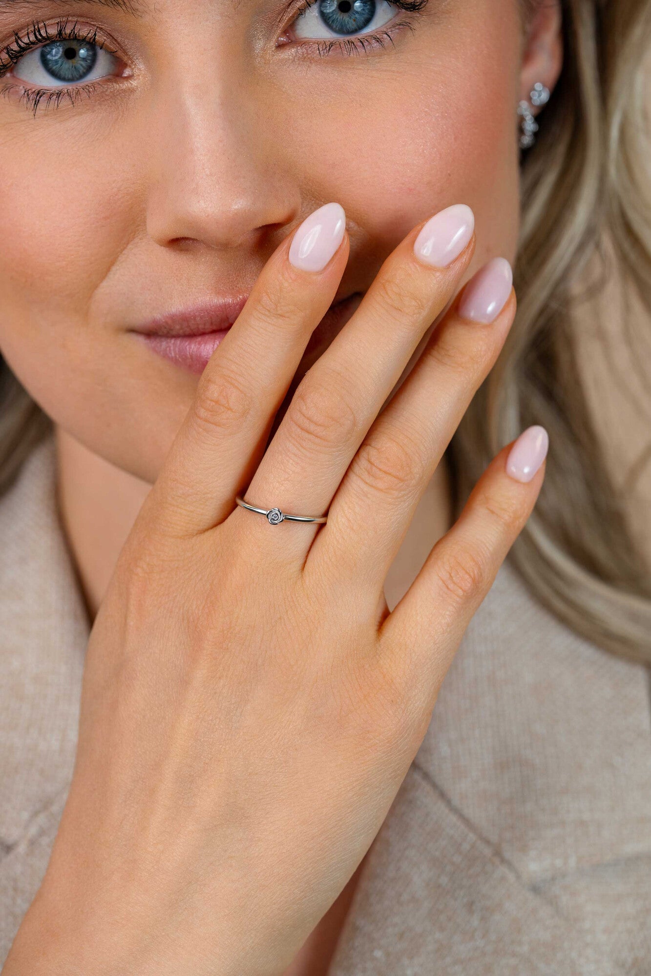 ZINZI Zilveren Ring met Witte Zirkonia ZIR2872