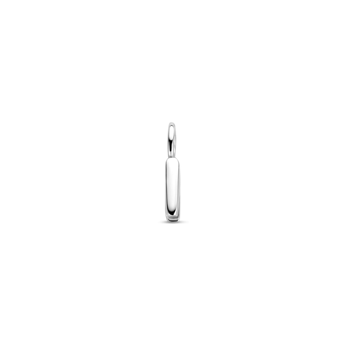 Oorringhanger letter M 6 mm zilver #Letter_M