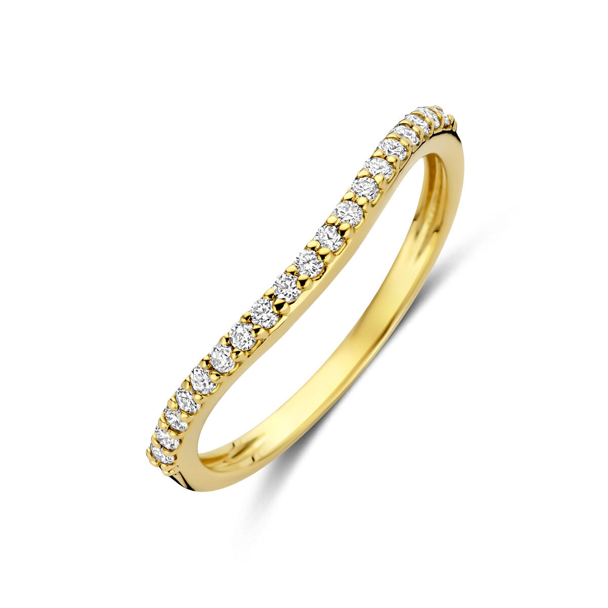 Fantasy Collection Ring lab grown diamant 0.19ct g vs 14K geelgoud
