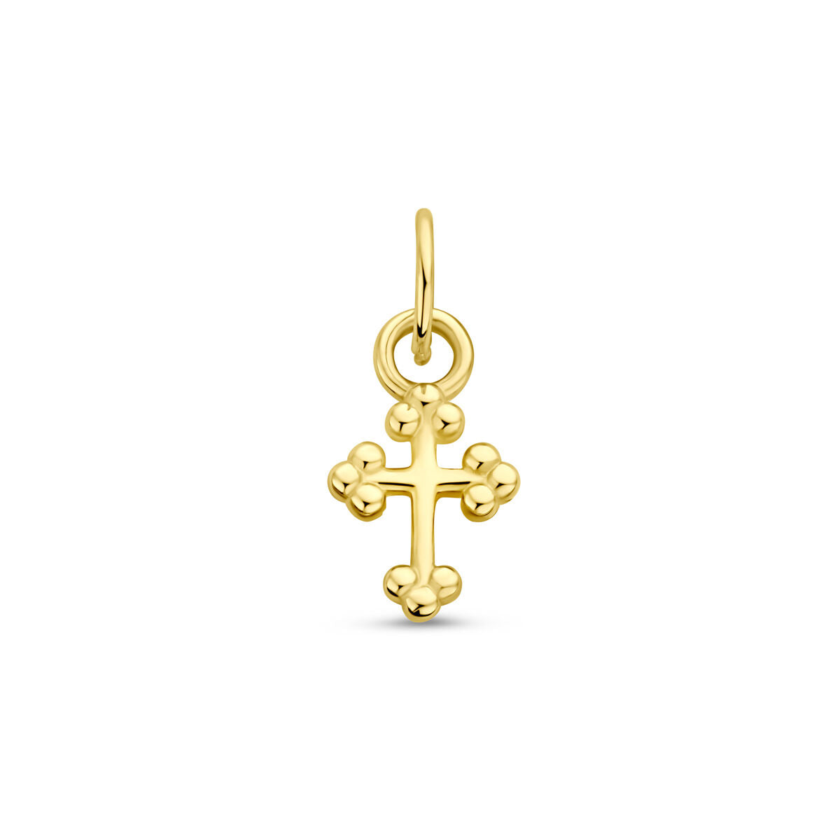 Fantasy Collection Hanger kruis 6,5 mm 14K geelgoud