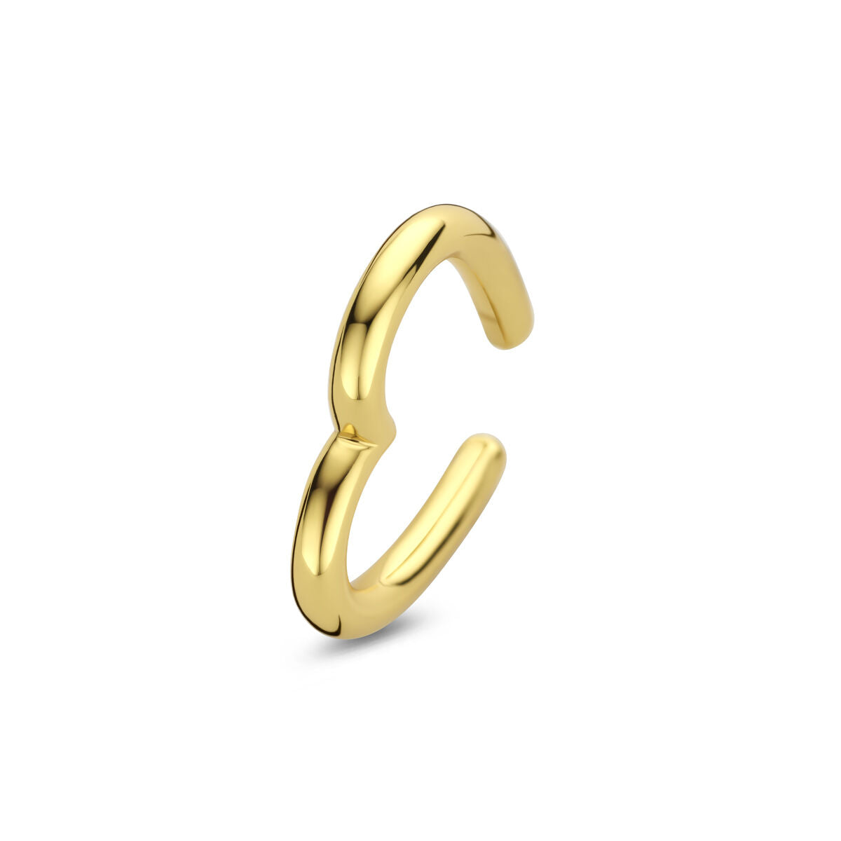 Fantasy Collection Ear cuff hartje 14 mm 1 micron zilver verguld oorbellen
