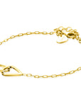 ZINZI gold plated zilveren armband met paperclip-schakels 17-20cm ZIA2634 - PansiteNederland.nl