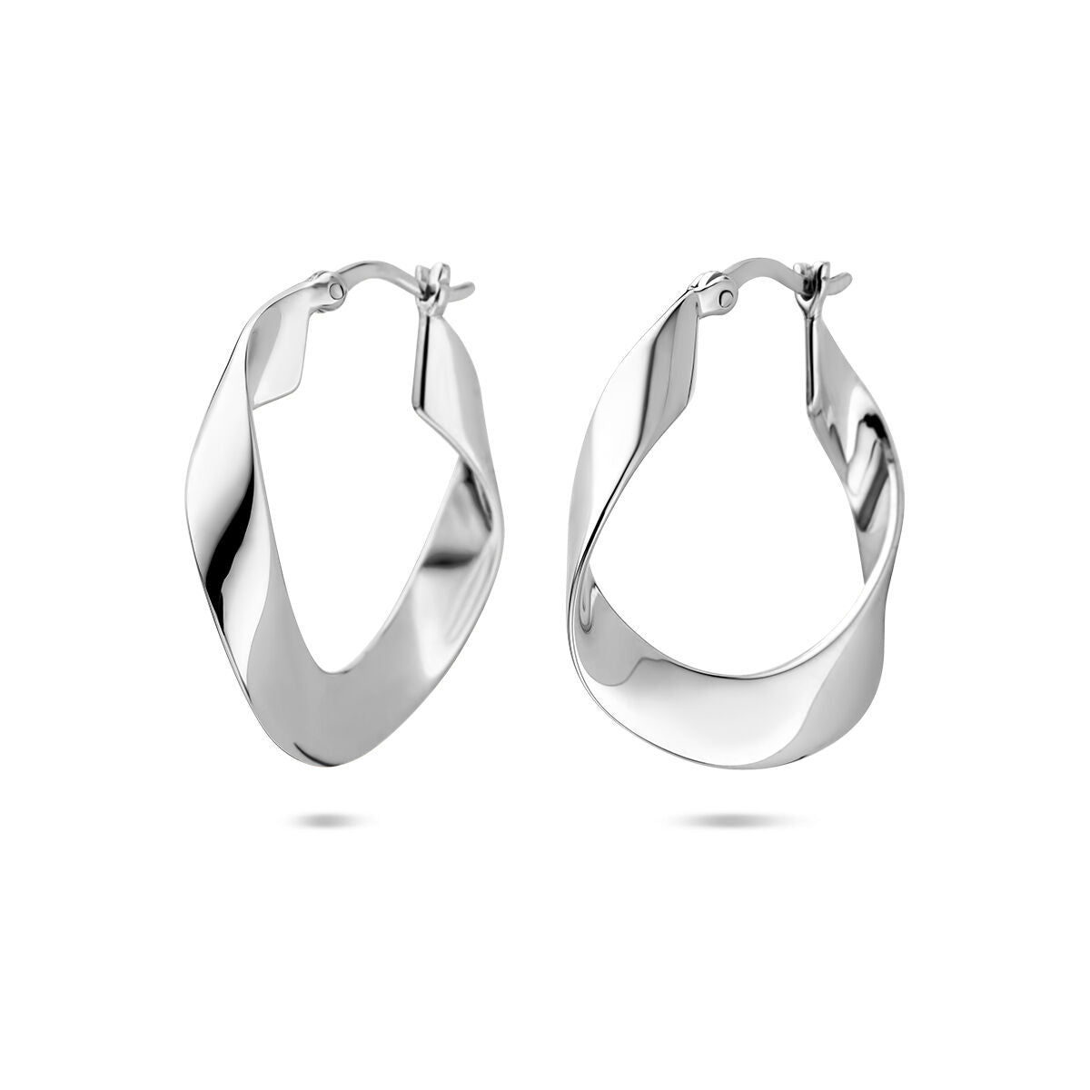 Fantasy Collection Oorbellen 25 mm zilver