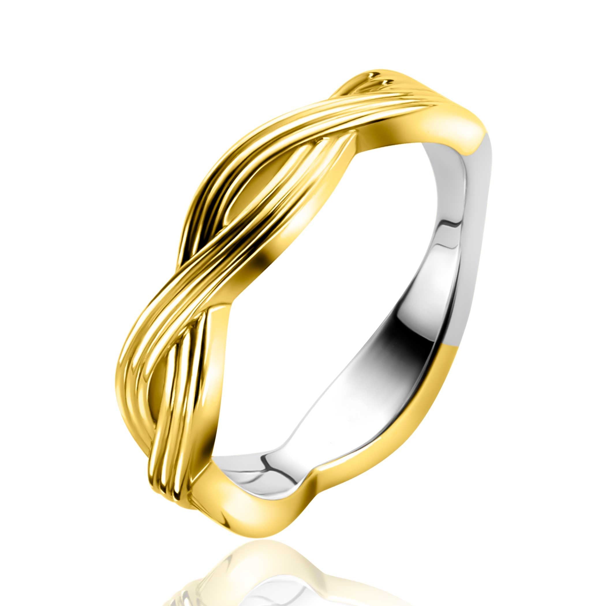 ZINZI Verguld Zilveren Ring - ZIR2684