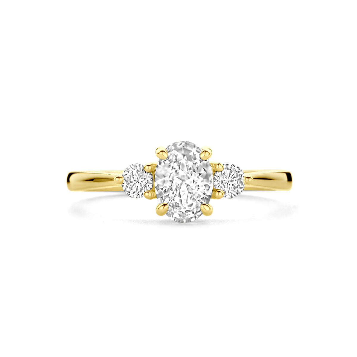 Fantasy Collection Ring zirkonia 14K geelgoud