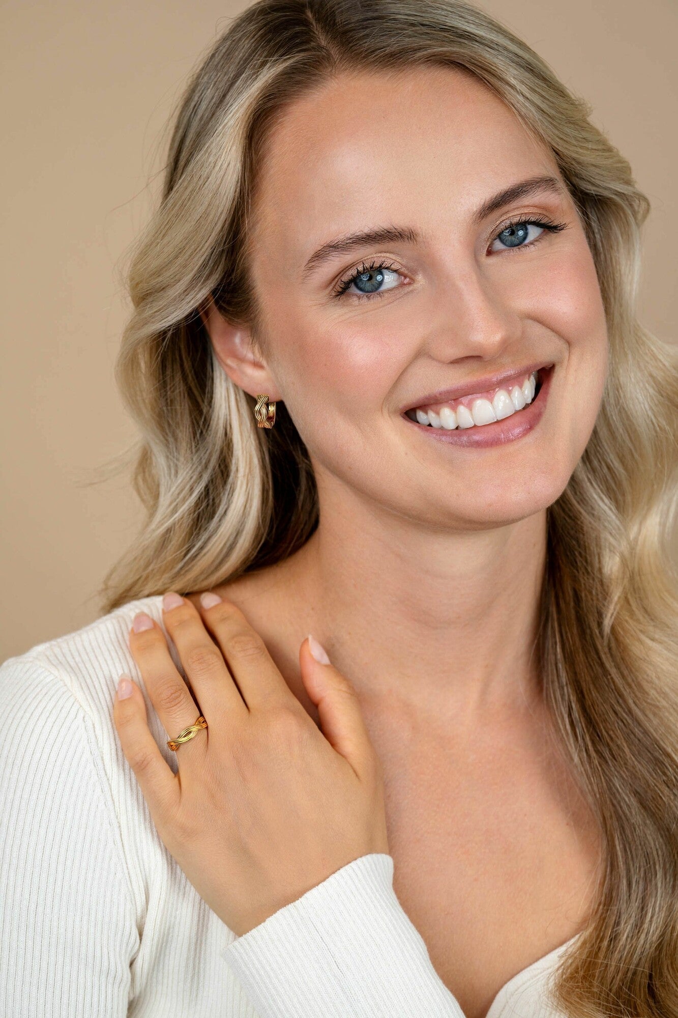 ZINZI Verguld Zilveren Ring - ZIR2684